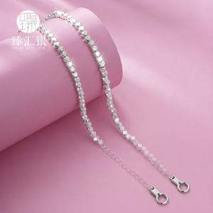 สร้อยข้อมือเงินแท้ 999 สำหรับผู้หญิง เครื่องประดับแฟชั่น เครื่องประดับตกแต่ง เครื่องประดับเงิน สร้อยข้อมือเงิน ของขวัญวันเกิด