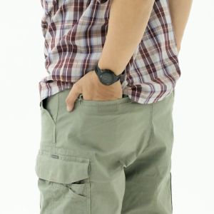 M.Gee Celana Kerja Cargo Panjang Pria GREG C020 Light Green