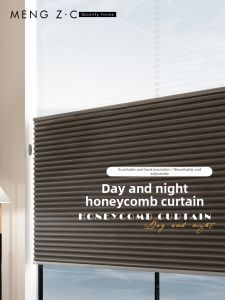 MENG Z·C | No-drilling Day and Night Honeycomb Curtain Full Blackout Soundproof