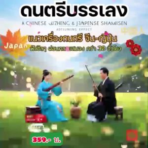 แฟลชไดร์ฟแท้ USB - MP3 ดนตรีบรรเลง เครื่องดนตรีจีน - ญี่ปุ่น ผ่อนคลายสมอง 30 ชั่วโมง (เสียงคมชัดระดับ HD)