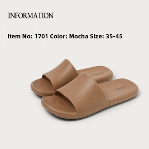 MONLEYTA | Mocca Summer Indoor Slippers Quiet Anti Slip Bath Home Use EVA Material Men Women Style Simple Design Comfortable Home Slippers