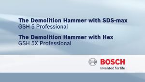 Bosch Demolition Hammer with SDS Max GSH 5
