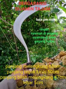 sabit rumput ranting tebu jagung dll buatan madura cap Z besar