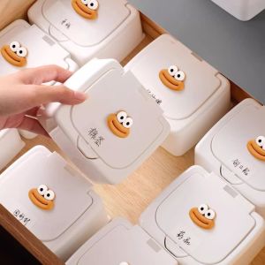 กล่องเก็บของ ออแกไนเซอร์ กล่องเก็บของตั้งโต๊ะ สําลีป๊อปอัพขนาดเล็กพร้อมฝาปิด เครื่องสําอาง ผ้าฝ้าย พลาสติก กันฝุ่น ออแกไนเซอร์แต่งหน้า