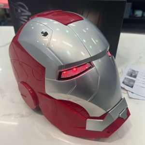 Iron Man Mask 1:1 Anime Peripheral Helmet Electric Wearable Automatic Opening And Closing Model Adult Helmet Toys Birthday Gifts