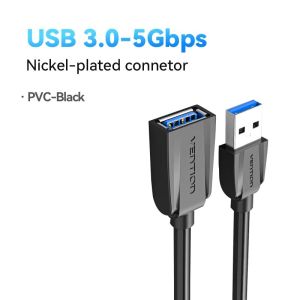 Vention | Vention USB Extension Cable USB 3.0 Cable Male to Female 3.0 2.0 USB Extender Cable for PS4 Xbox Smart TV PC USB Extension Cable