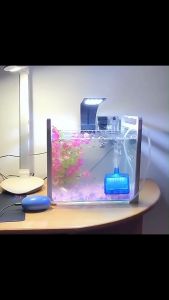 Sponge Activated Carbon Filter Aquarium Oxygen Air Driven Fish Tank