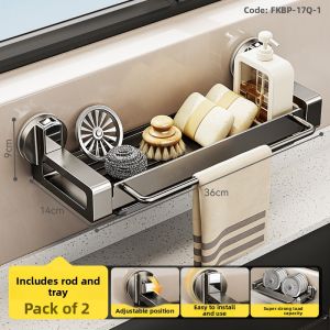 TAOSHI | Suction Cup Kitchen Organizer Narrow Edge Water Bottle Drying Rack