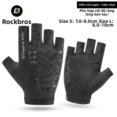 RockBros | Găng Tay Đạp Xe Chống Nắng Ngón Lỡ
