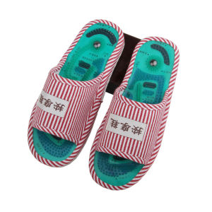 Acupoint Magnetic Therapy Slipper with Pebble Massage Spring Summer