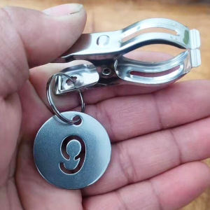 Customized Spicy Hot Call Clip Number Card High Temperature Resistant Stainless Steel Number Plate Anti-Rust Metal Plate Cut Out Lettering