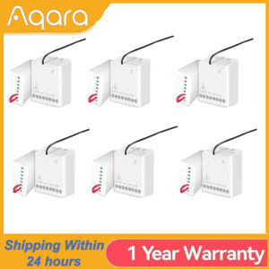 Aqara | Aqara two-way Control Module Relay Switch Controller Zigbee Smart Timer Channels Works With Xiaomi MiHome Homekit smart home APP