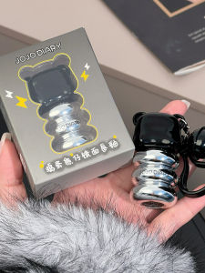 Jojo Diary JJ320naughty Bear Mascara Lip Glaze Low Saturation Mirror Lipstick with Charm Student Velvet Texture Long-lasting Color