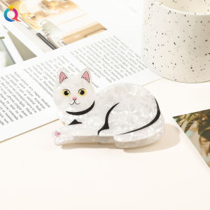 Cute Cat Shark Clamp Acrylic Hair Accessories Fashionable Hairpins Cross-Border Stylish Hairgrips Hair Decorations