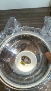 Bát inox rửa mặt dùng trong spa 22cm