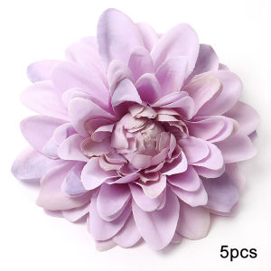 Purple Artificial Flowers Head For Wedding Decoration Fake Flower Home Decor Birthday Party DIY Bouquet Garland Gift Accessories