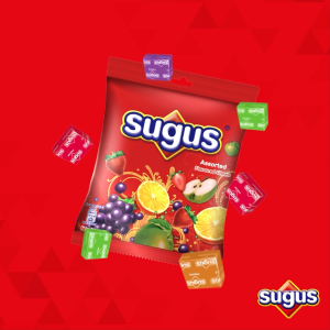 Sugus Assorted Pouch Share Bag 100g Chewy Candy / Fruity / Snacks