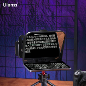 Ulanzi | Bluetooth Remote Teleprompter For Mobile Live Streaming And Video Recording With Subtitle Display