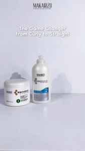 MAKARIZO Rebonding System Neutralizer 500ml STEP 2 Netral Milky Gel Smoothing Pelurus Rambut Straigh