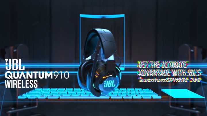 JBL Quantum 910 Wireless Gaming Headsets หูฟังไร้สายเกมมิ่ง by Pro Gadgets