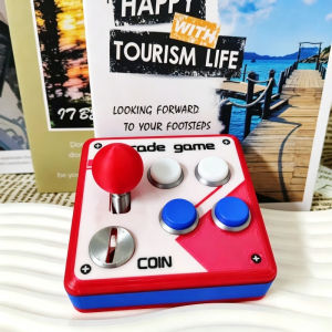 Retro Arcade Joystick Style 3D Printed Light Switch Cover 86 Type Wall Plate Game Room Decor Gamer Single Control Panel 1PC