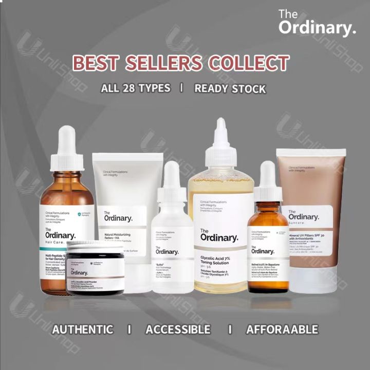 The Ordinary Best Product 【Niacinamide,Buffet,AHA Peeling,EGCG,Lactic