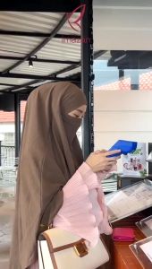 IMAZAN Jilbab French Khimar Instan Syari Jumbo Crinkle Airflow 4 in 1 Bisa Cadar Hiza Series