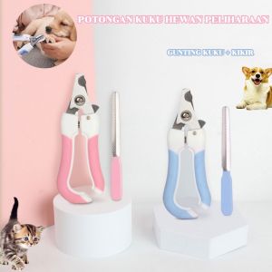 LateHome Gunting Kuku Kucing Gunting Lampu LED Gunting Kuku Cakar Hewan Peliharaan