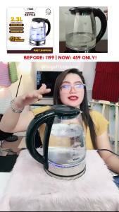 Hug 2 Liters Fast Boiling Electric Heater Glass Kettle EK-20