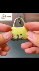HOME + HOUND Digit Combination Lock Suitcase Luggage Password Lock 3Digit Padlock Safe Anti-Theft Lock