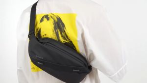 BANGE 7295 Premium Quality Crossbody Bag | Anti-Theft Design | Water Repellent TPU Fabric | Modern Sling Bag | Size: 28x7x14cm (5L) | Weight: 0.39kg | Quality YKK Zipper | Lightweight | Hidden Security Pockets | Umbrella & Bottle Compartments | For Travel