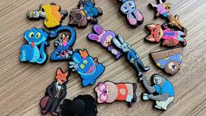 Mesuca | Mesuca Cartoon Animal Shoe Charms PVC Removable Clog Decor Fox Rabbit Sloth DIY Sandal Footwear Ornaments Decor Accessories Gift