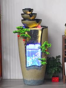 Water feature decorative items display water fountain indoor feng shui home decoration items water fountain Chinese floor