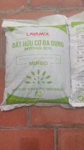 Đất trồng cây Lavamix gói 6.5dm đất hữu cơ đa dụng trộn sẵn chuyên dùng trồng rau sạch và hoa kiểng