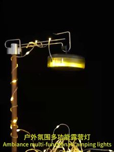 portable led camping light waterproof stowable led light strip rechargeable lampu camping tahan lama camping lamp 露营灯 camping lantern