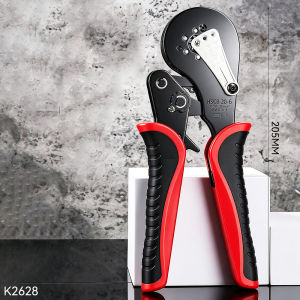 Ratchet Wire Crimping Pliers Mini Ferrule Tubular Pin Terminal Crimper Hand Tool for Electrical Cable Connectors Electrician Kit