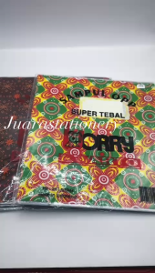 Sampul OPP Batik Kwarto Worry 20 lembar / Sampul Buku Batik Sampul Batik