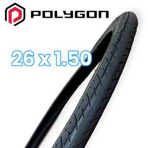 ( BL POLYGON 26x1.50 ) Tire Ban Luar Sepeda Polygon MTB Size Ukuran 26 x 1.50 Wire Nylon Ban Dalam 26 inch Juga Sedia