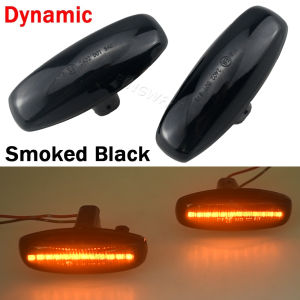 2PCS Flowing Water Dynamic LED Turn Signal Side Marker Light For Toyota Yaris Vios 2014 2015 2016 2017 2018 2019 Sequential Lamp