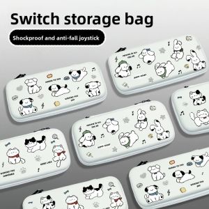 AJAZZ | Cute Kawaii Animal EVA Hard Storage Case For Switch OLED/Switch 2 Shockproof Travel Bag Holds Game Cards Console Accessories