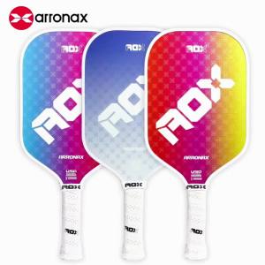 ARRONAX AOX60 16MM Fiberglass Honeycomb Composite Pickleball Paddle - Balanced Control Colorful Print 146MM Handle