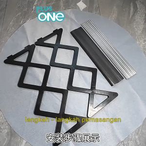 PlusOne - Rak Sepatu Susun  Zigzag Tempat Sepatu Lipat Rak Minimalis - 1101
