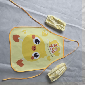 Baby Apron Childrens Painting Smock Waterproof Dirty Proof Bé Gáis Reverse Wearing Art Student Special Use Cartoon Style