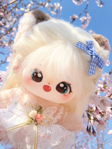 Small Cotton Doll Girl 20cm Clothes with Skeleton No Attributes Plush Toy Collectible Figures Soft Stuffed Toys for Girls