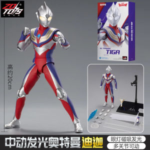 Authentic Gaia Trigger Decker Orb Ace Jack Tiga Ultraman Figure Magnetically Light-Up Articulated Doll Boys Birthday Gift Toy