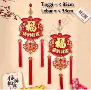 Hiasan Imlek 2025/Gantungan Imlek/Hiasan Model Apel/Dekorasi