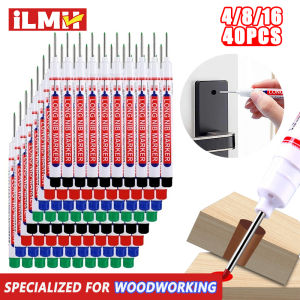 4-40Pcs 20mm Deep Hole Long Nib Head Marker For Metal Perforating Pen Waterproof Bathroom Woodworking Decor Multi-Purpose Tool