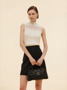 Gloria | Commute Suitable Semi High Collar Blouse