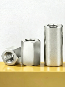 BAIRUITE | Fine Thread Extended 304 Stainless Hex Nuts