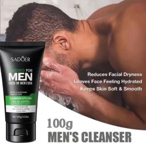[Hoàn tiền 20%] (100g) Sữa Rửa Mặt Da Dầu Mụn Cho Nam Ngừa Mụn Làm Trắng Da Dưỡng Ẩm Thành phần tự nhiêndesigned for men
